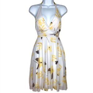 Speechless White & Yellow Floral Sundress …